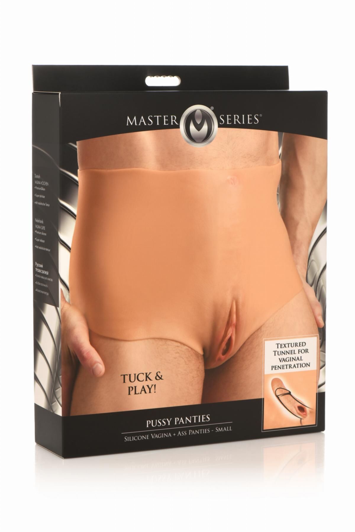 Thumb image for product index 9: Накладна вагіна Master Series Silicone Vagina + Butt Panties