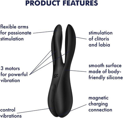 Main image for product index 6: Кліторальний вібратор Satisfyer Threesome 2