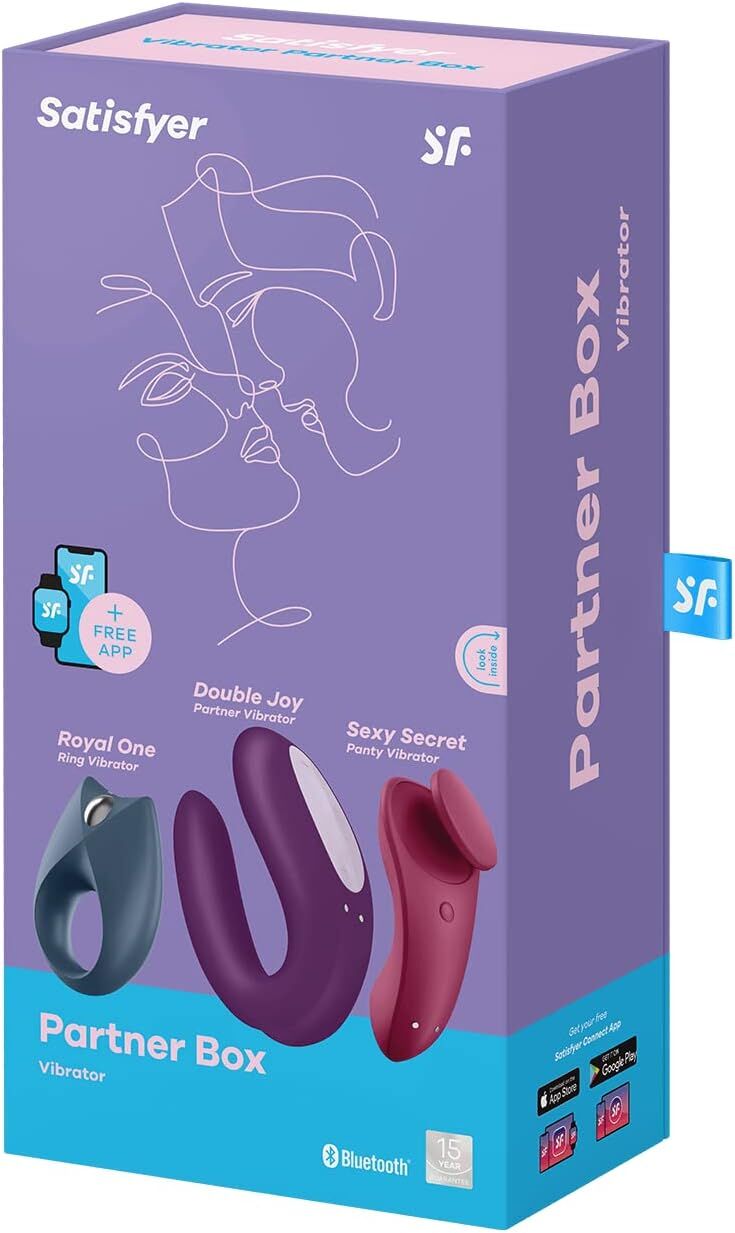 Thumb image for product index 8: Набір Satisfyer Partner Box 3 (Double Joy, Sexy Secret + Royal One)