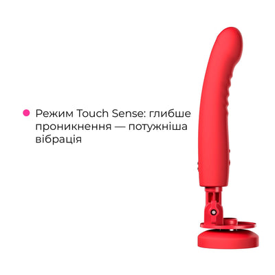 Смарт-міні секс-машина Lovense Mission 2 Vibrating suction cup dildo - фото 6