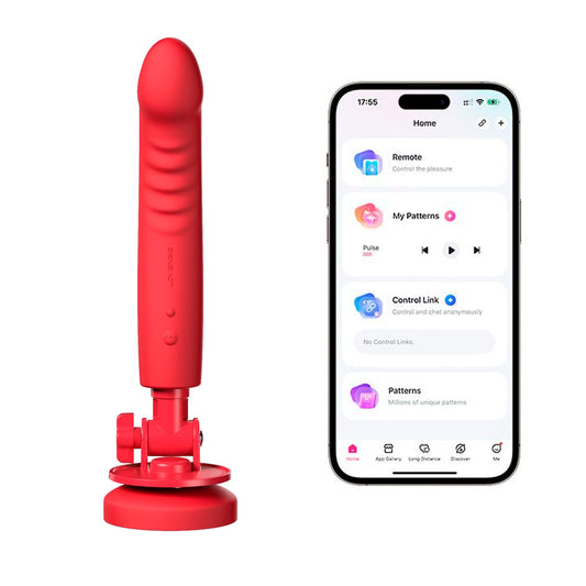 Смарт-мини секс-машина Lovense Mission 2 Vibrating suction cup dildo