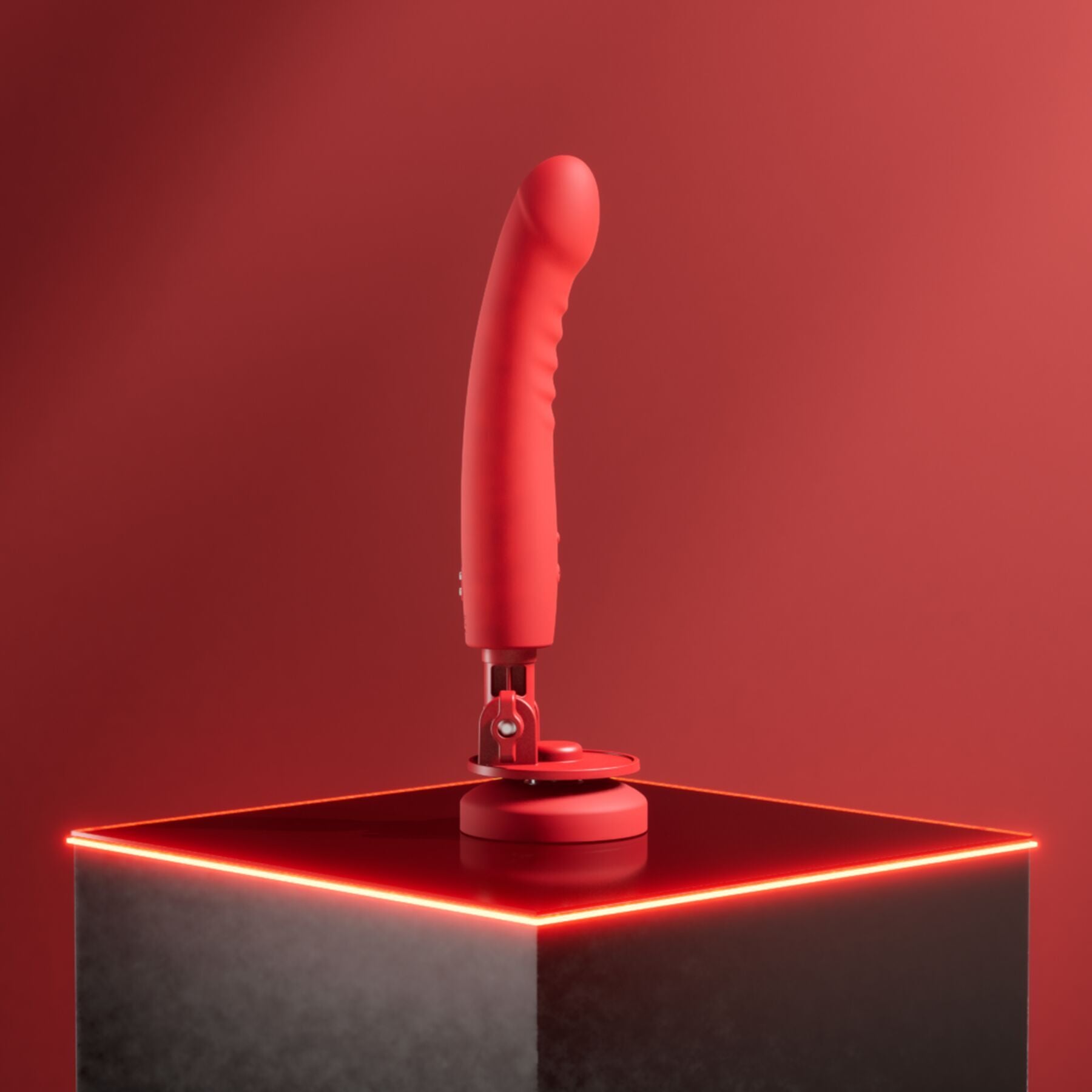 Смарт-міні секс-машина Lovense Mission 2 Vibrating suction cup dildo - превʼю 14