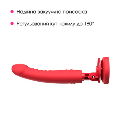 Смарт-міні секс-машина Lovense Mission 2 Vibrating suction cup dildo - фото 8
