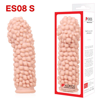 Насадка на член Kokos Extreme Sleeve ES.08, утолщающая, стимулирующий рельеф - фото 3