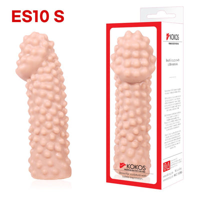 Насадка на член Kokos Extreme Sleeve ES.10, потовщувальна, стимулювальний рельєф - фото 3