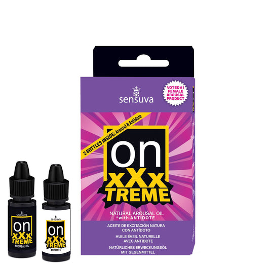 Збуджувальні краплі для клітора Sensuva On xXxTREME Arousal Oil with Antidote