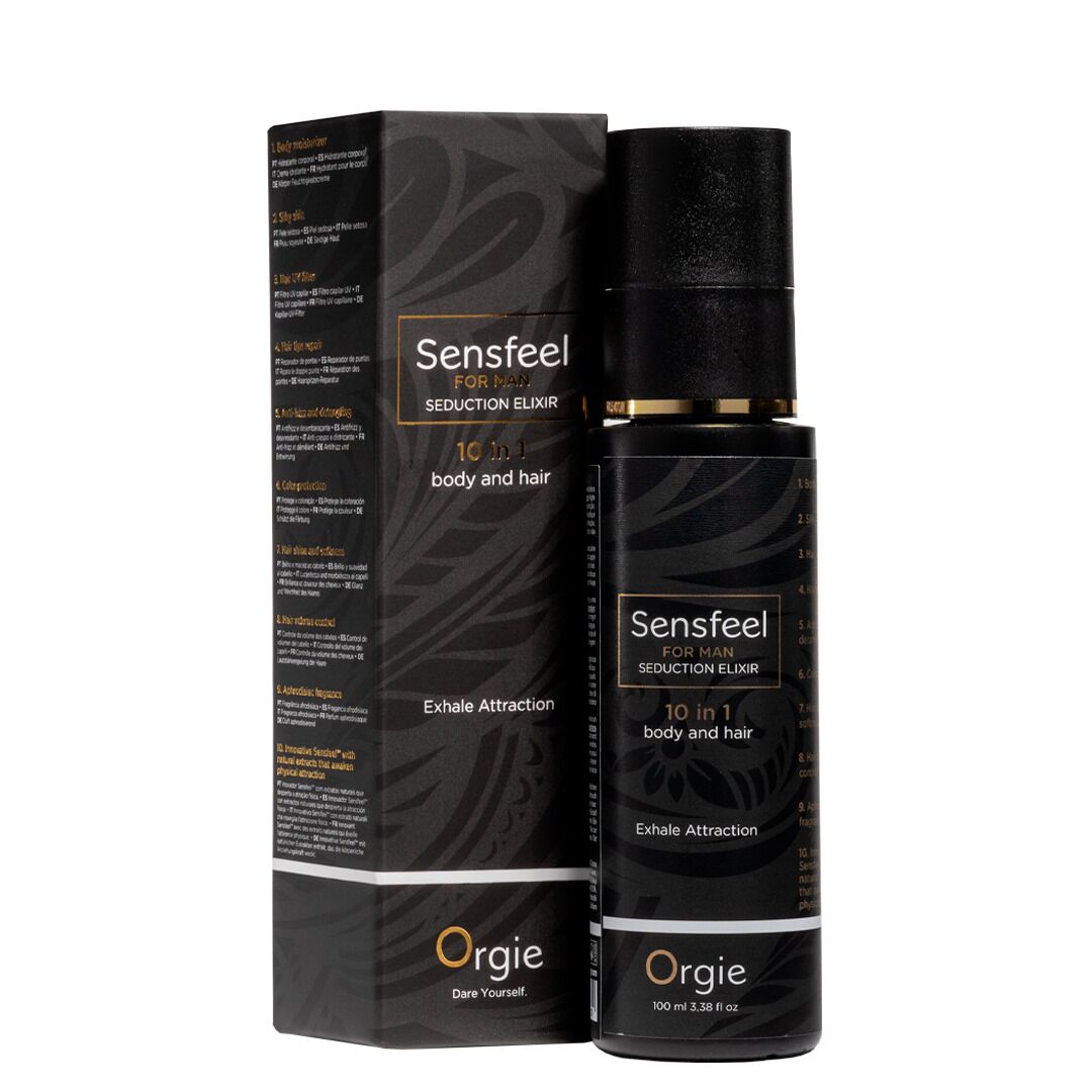 Розпродаж!!! Лосьйон з феромонами Orgie Sensfeel Seduction Elixir for Man 100мл (термін 15.05.2027) - фото 1