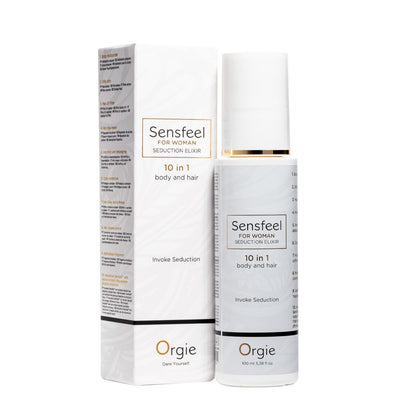 Main image for product index 1: Лосьйон з феромонами для тіла та волосся Orgie – Sensfeel Seduction Elixir 10 in 1 for Man