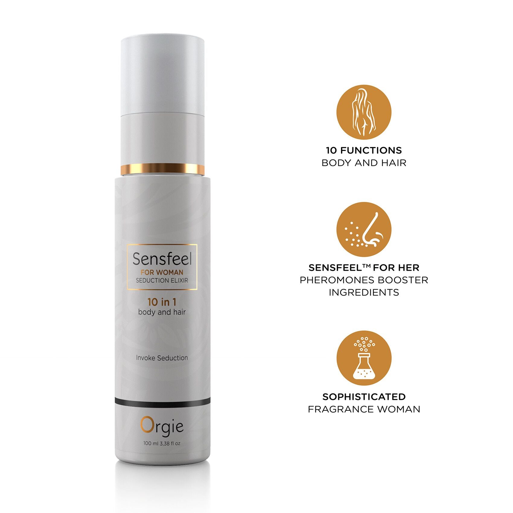 Thumb image for product index 3: Лосьйон з феромонами для тіла та волосся Orgie – Sensfeel Seduction Elixir 10 in 1 for Man