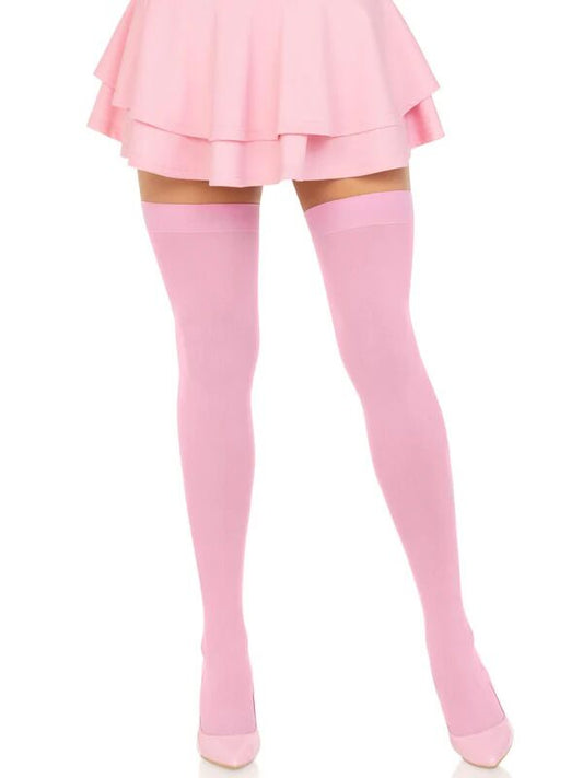 Щільні непрозорі панчохи Leg Avenue Opaque Nylon Thigh Highs_