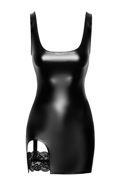 Платье Noir Handmade F344 Powerwetlook dress with garter - фото 55