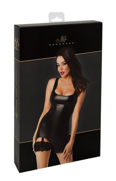 Платье Noir Handmade F344 Powerwetlook dress with garter - фото 57