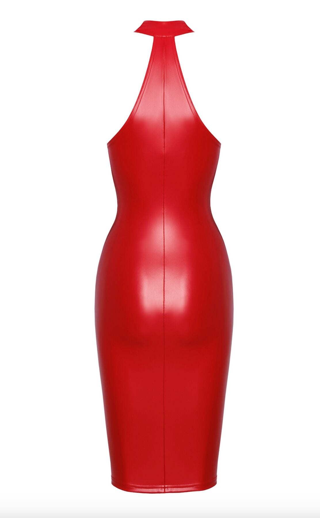 Сукня Noir Handmade F354 Red powerwetlook dress - превʼю 55