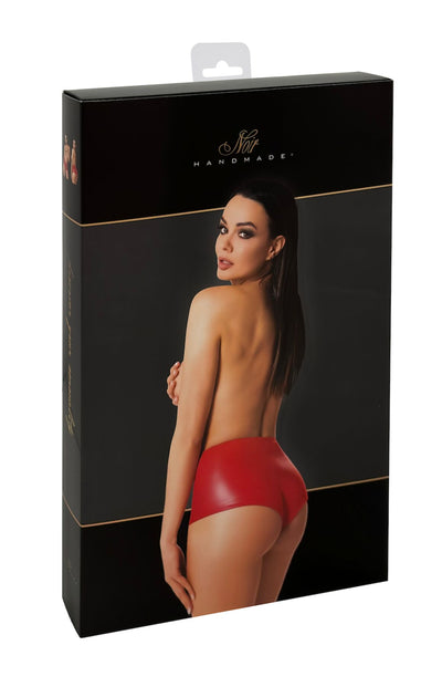 Main image for product index 8: Шорты Noir Handmade F356 Red powerwetlook shorts