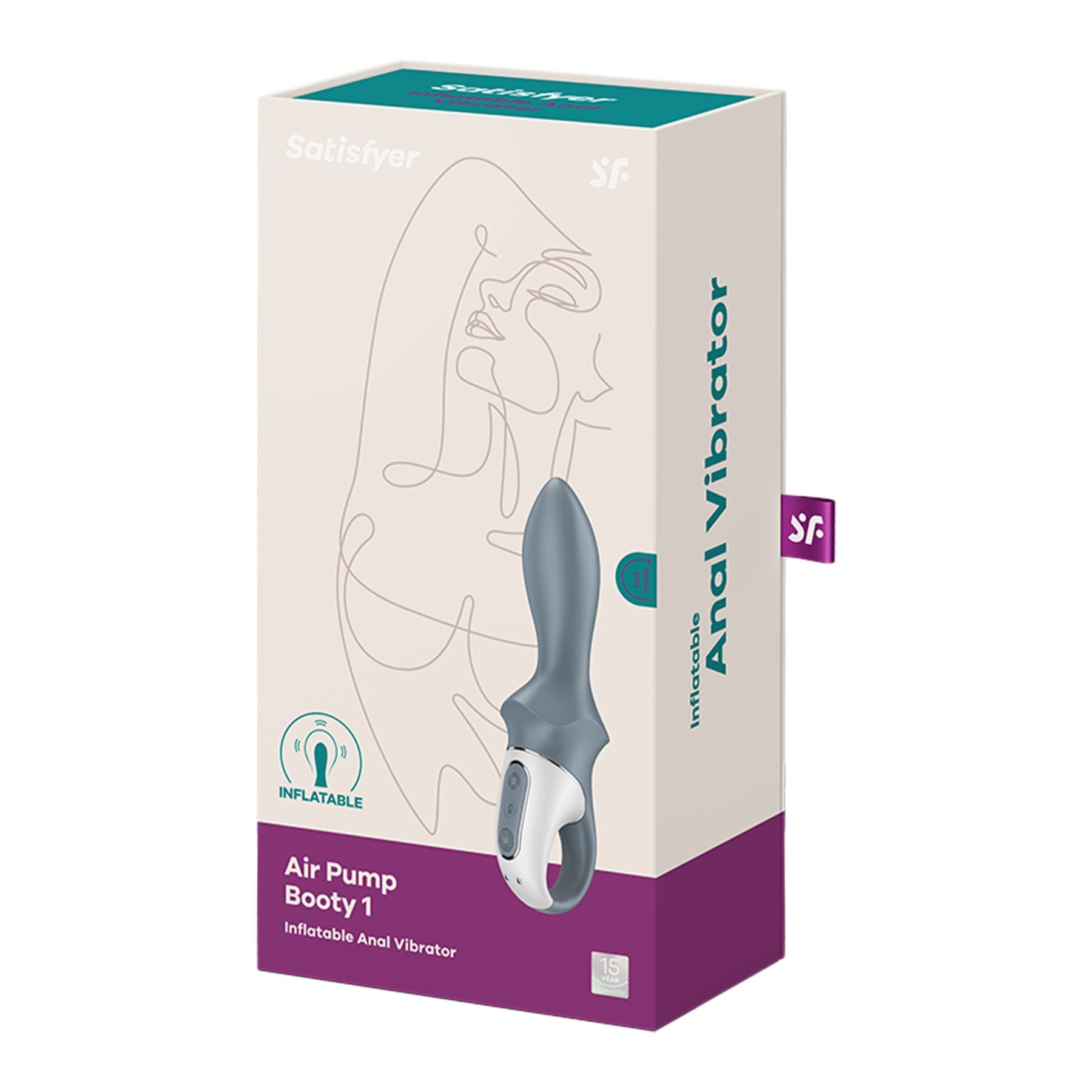 Thumb image for product index 6: Анальний вібратор Satisfyer Air Pump Booty 1