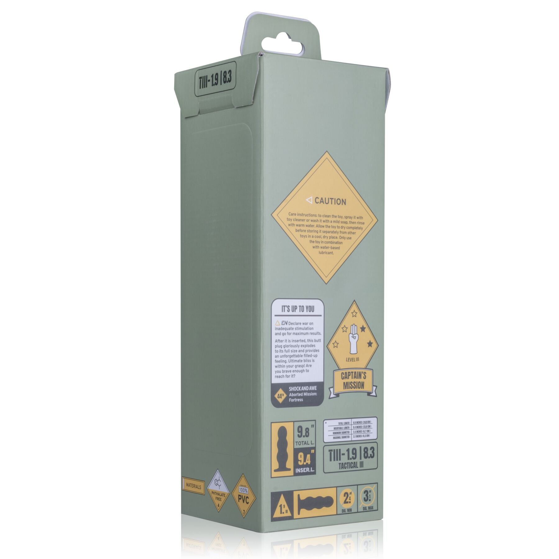 Thumb image for product index 7: Анальная пробка BUTTR - Tactical III Butt Plug