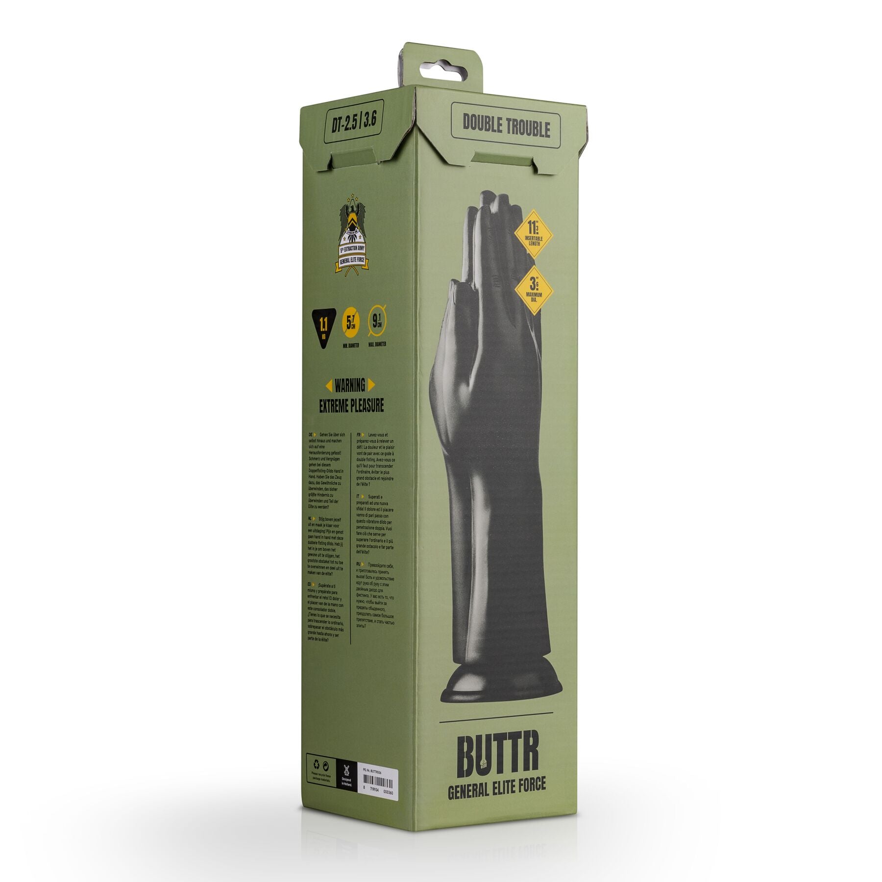 Thumb image for product index 8: Анальна пробка BUTTR - Double Trouble Fisting Dildo