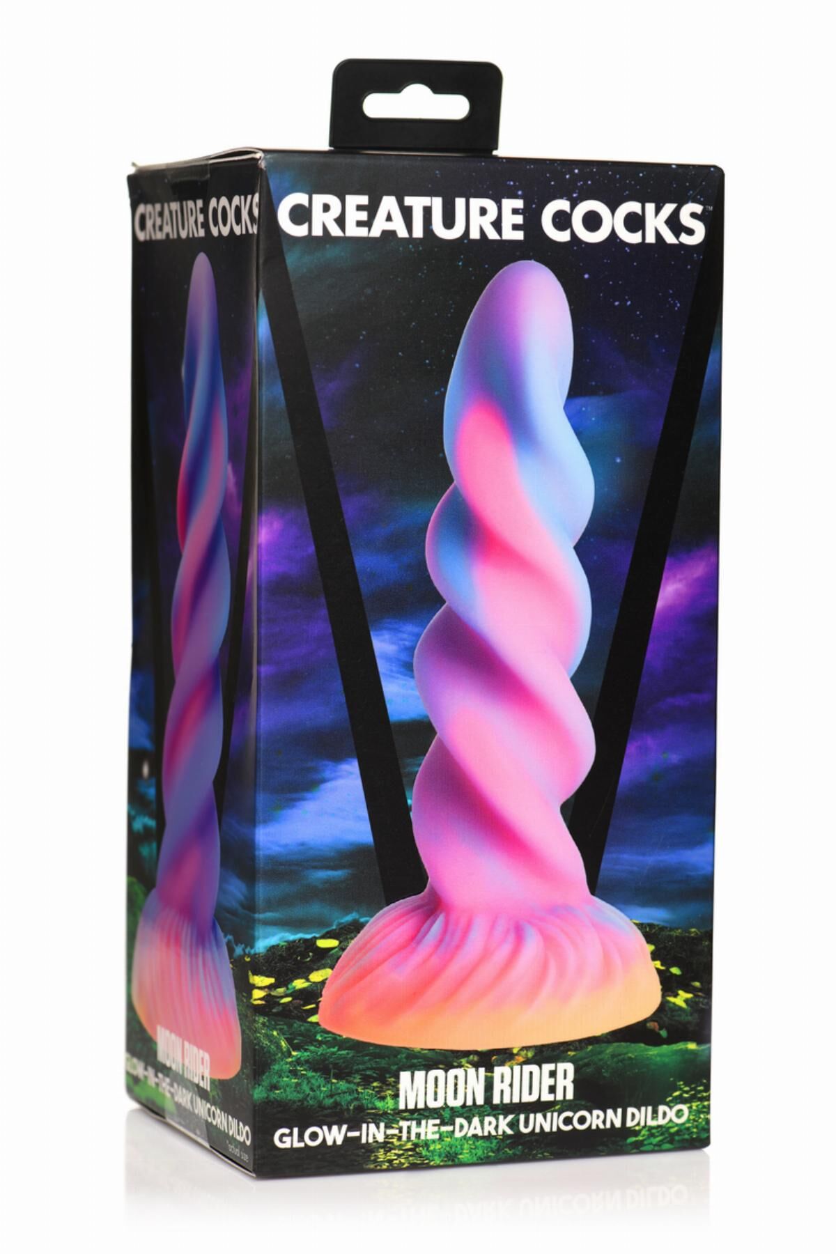 Thumb image for product index 7: Фэнтезийный фаллоимитатор Creature Cocks Glow-in-the-Dark Unicorn Dildo