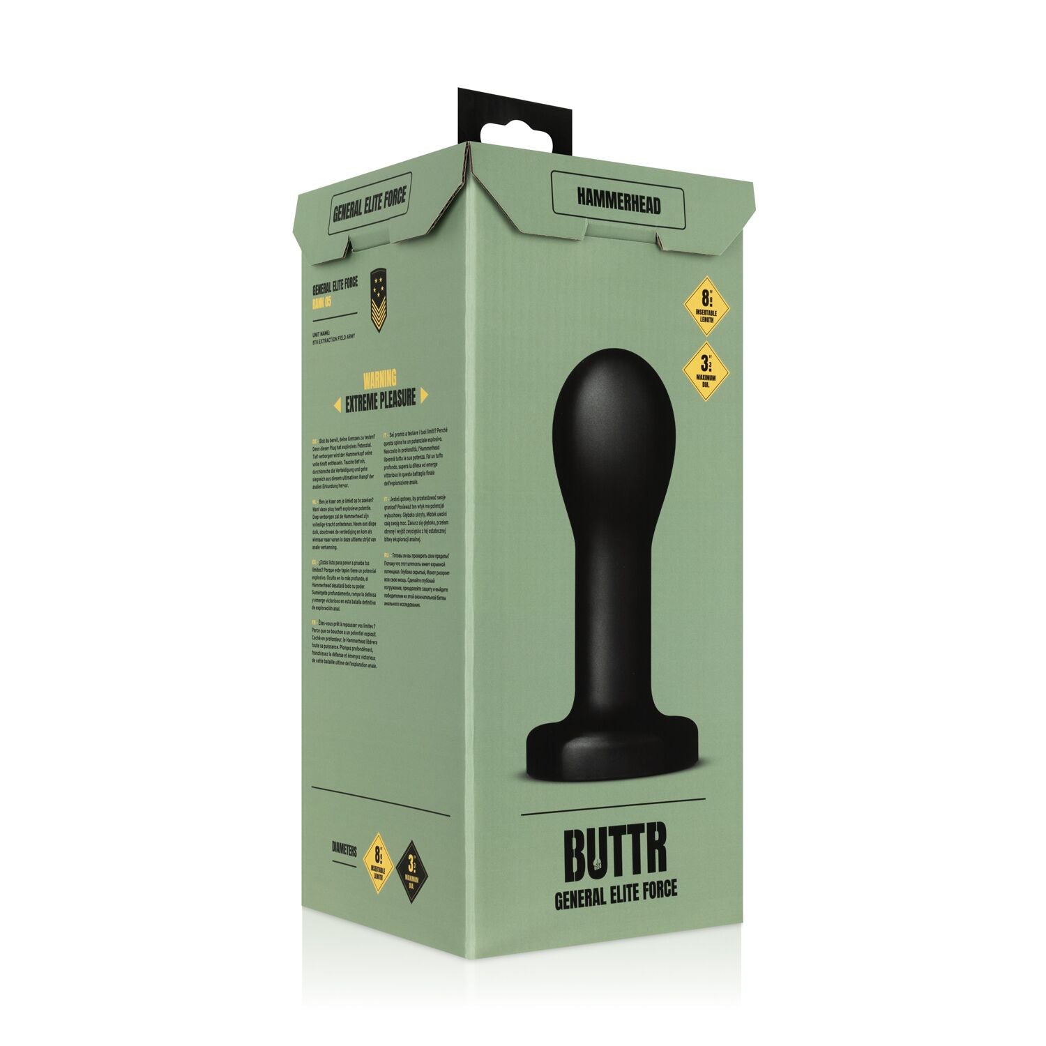 Thumb image for product index 7: Анальная пробка BUTTR - Hammerhead Butt Plug