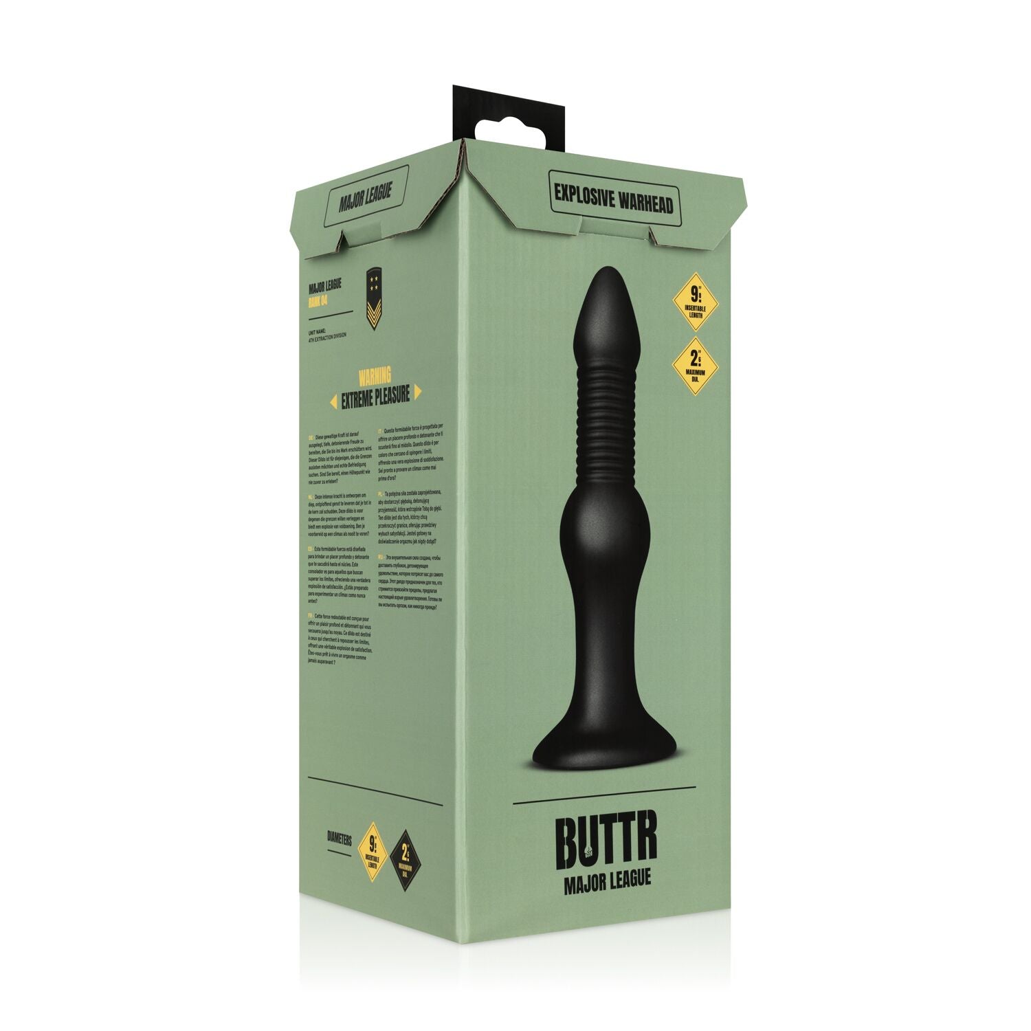 Thumb image for product index 7: Анальная пробка BUTTR - Explosive Warhead Anal Dildo