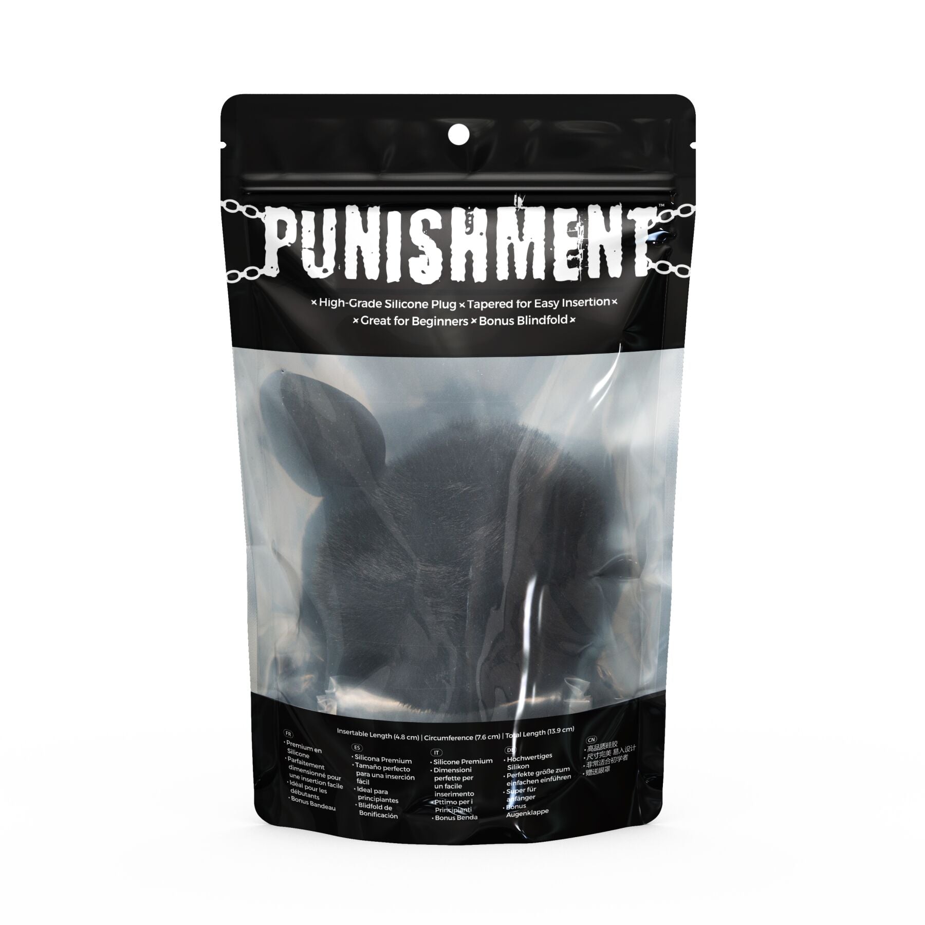Thumb image for product index 5: Анальная пробка с хвостом Punishment - Bunny Tail Silicone Anal Plug 