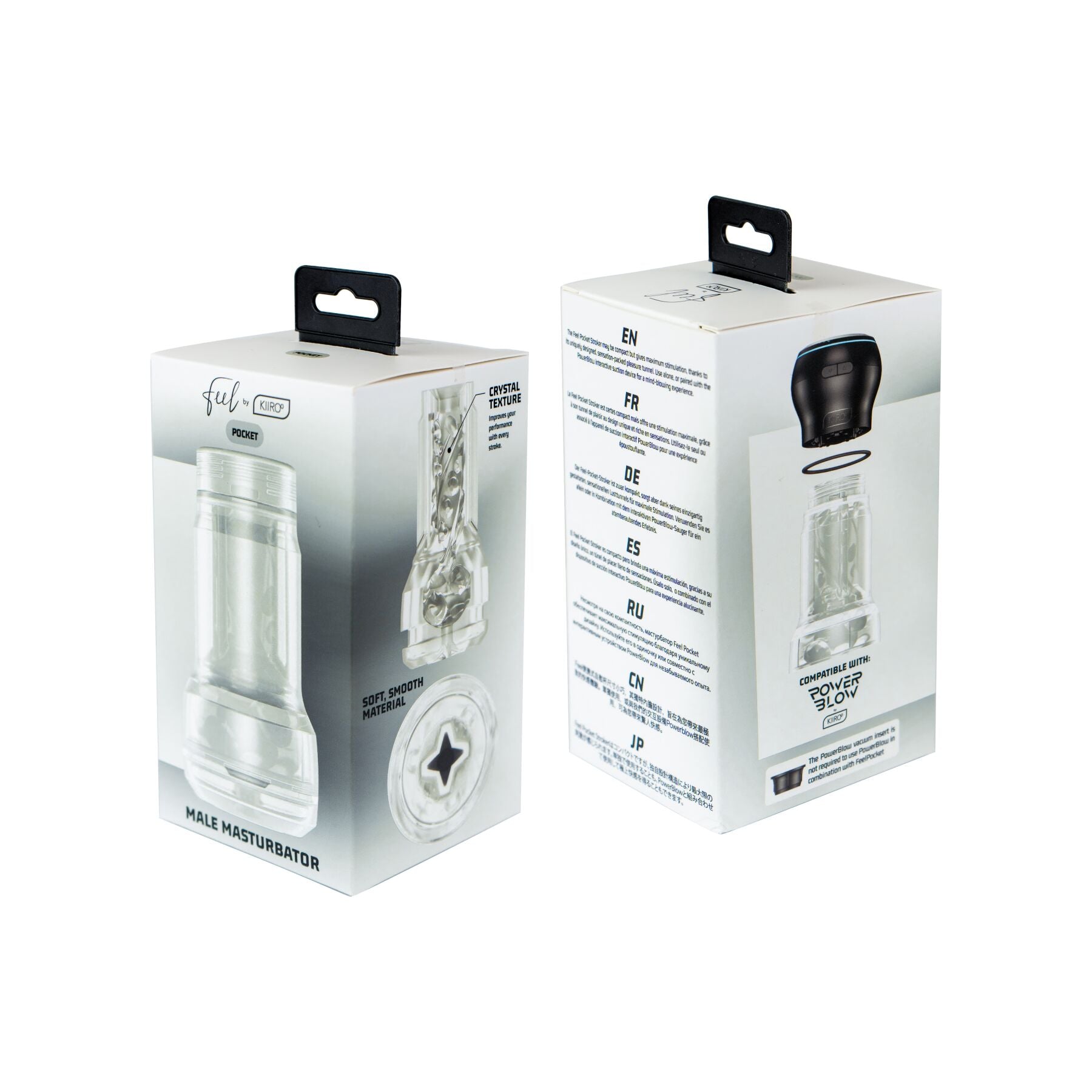 Thumb image for product index 11: Мастурбатор Kiiroo Feel Pocket Crystal сумісний з PowerBlow