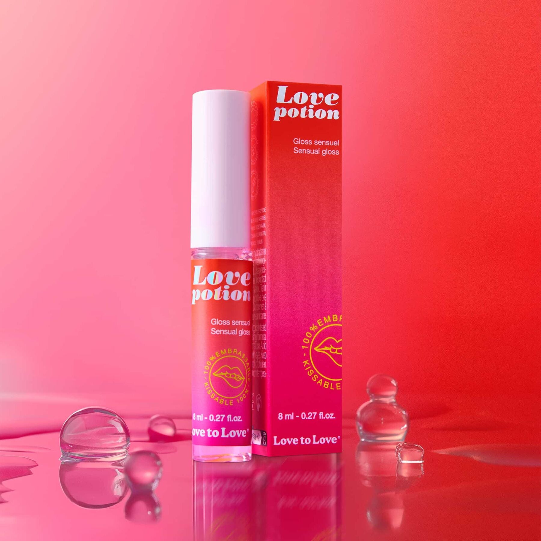 Распродажа!!! Стимулирующий блеск для губ Love To Love Love Potion Gloss Sensuel (срок 06.2027) - фото 2