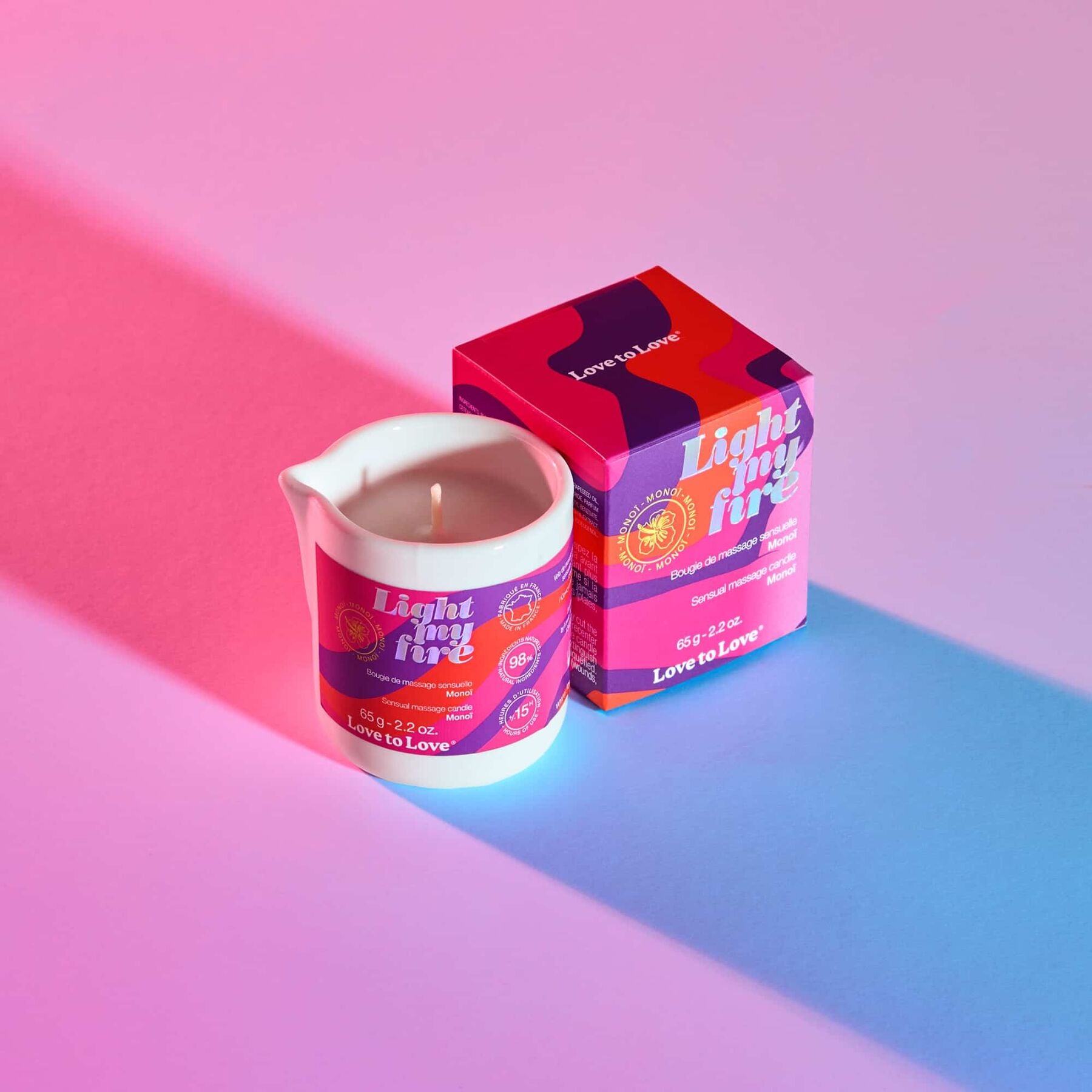 Thumb image for product index 2: Масажна свічка Love To Love LIGHT MY FIRE Monoi