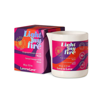 Main image for product index 1: Масажна свічка Love To Love LIGHT MY FIRE Monoi