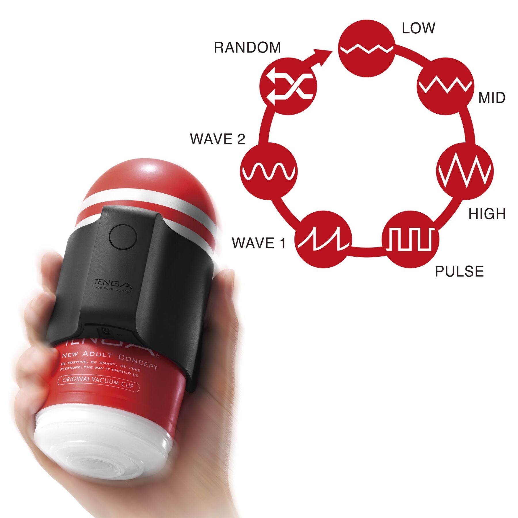 Thumb image for product index 2: Вібронасадка Tenga CUP VIBRATOR