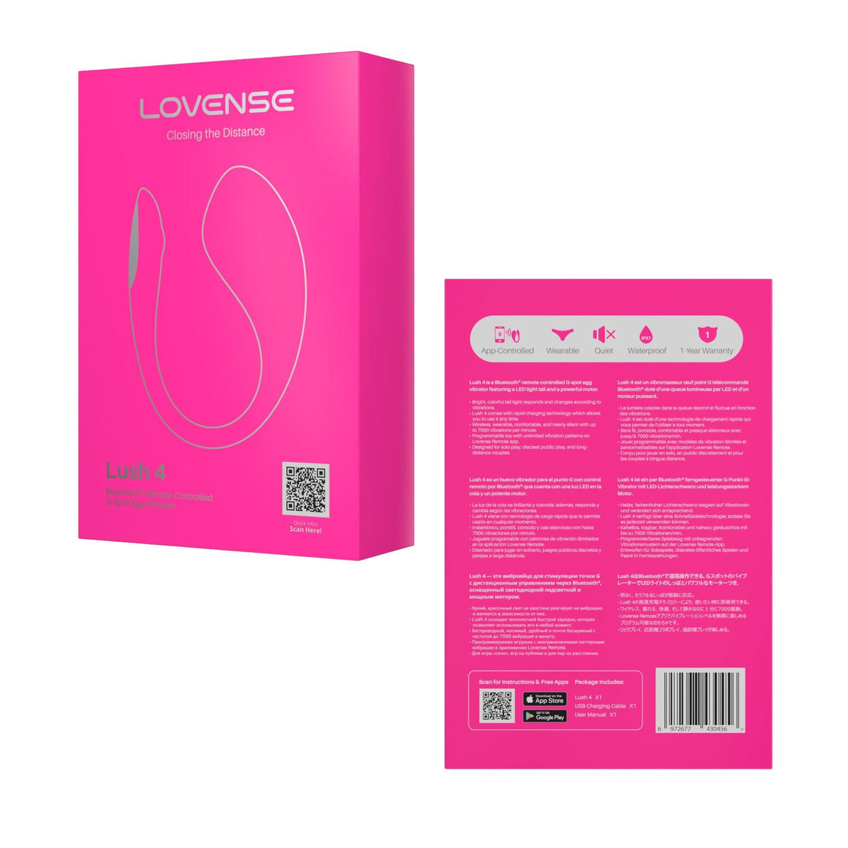 Смарт-віброяйце Lovense Lush 4 - превʼю 14