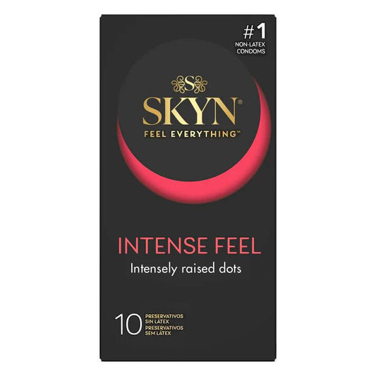 Безлатексні преміум-презервативи SKYN Intense Feel, точковий рельєф_
