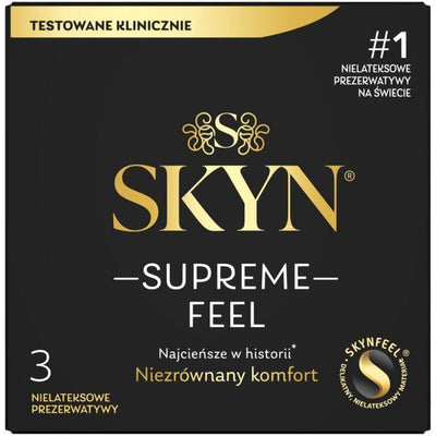 Ультратонкие безлатексные презервативы SKYN Supreme Feel, естественная текстура кожи - фото 2