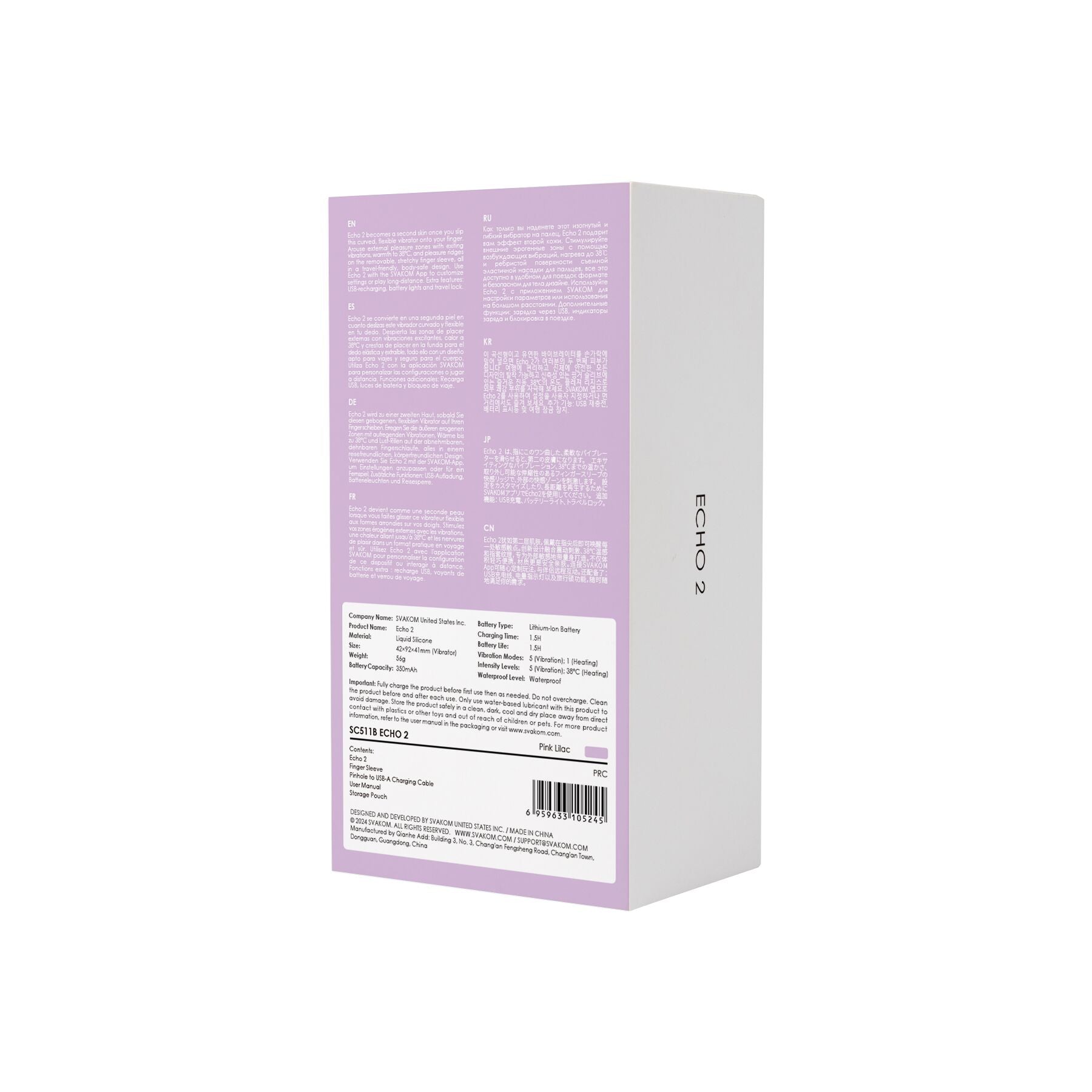 Thumb image for product index 8: Кліторальний вібратор Svakom Echo 2