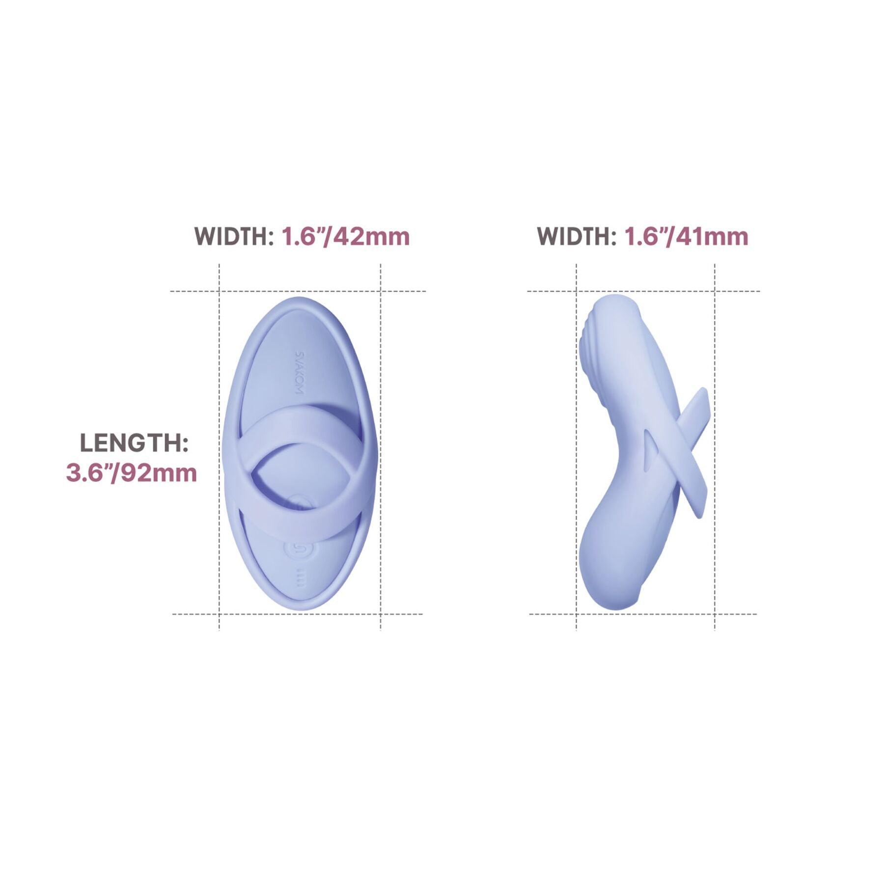 Thumb image for product index 18: Кліторальний вібратор Svakom Echo 2