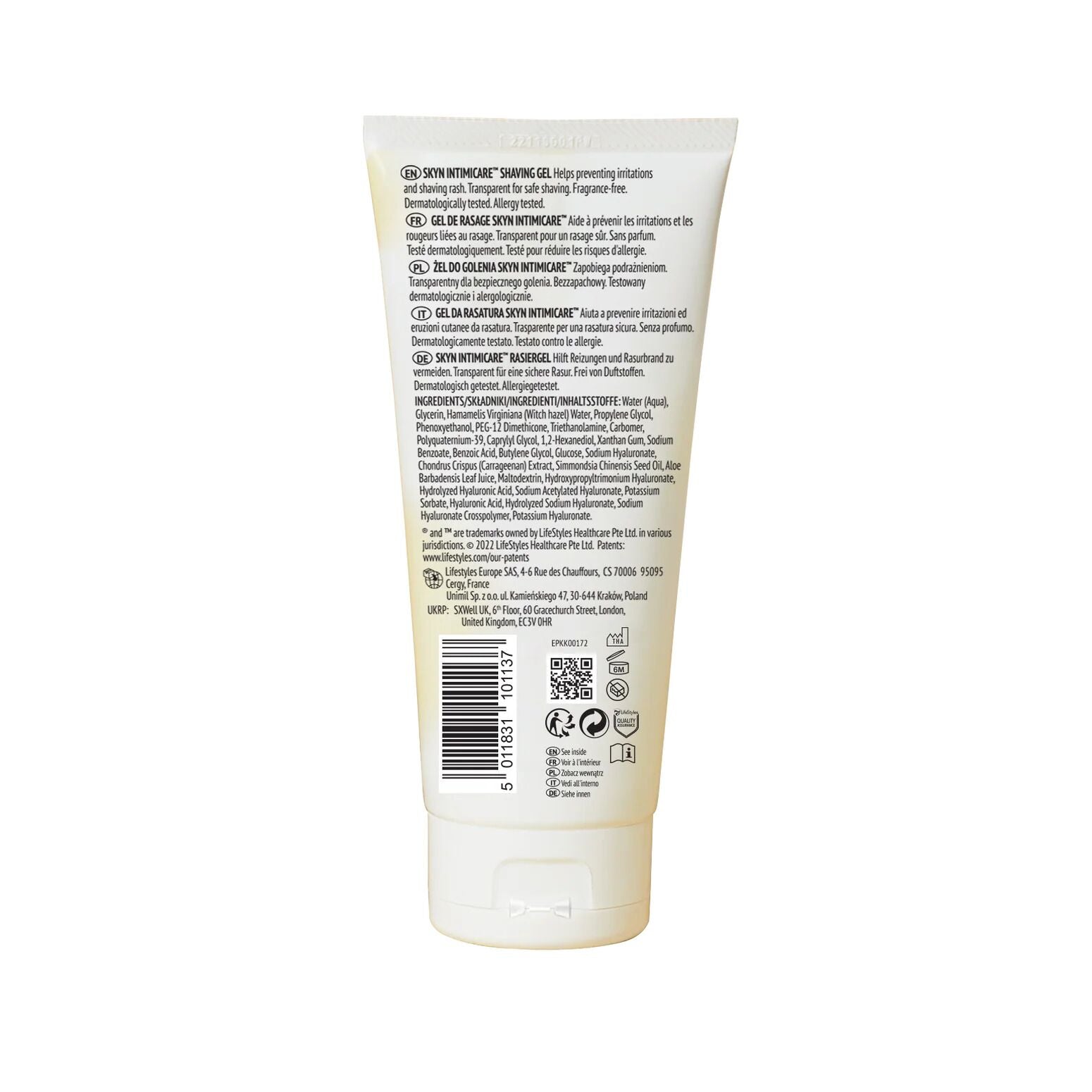 Thumb image for product index 2: Гель для бритья SKYN Intimicare Shaving Gel