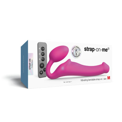 Безремневой страпон с вибрацией Strap-On-Me Vibrating - фото 48