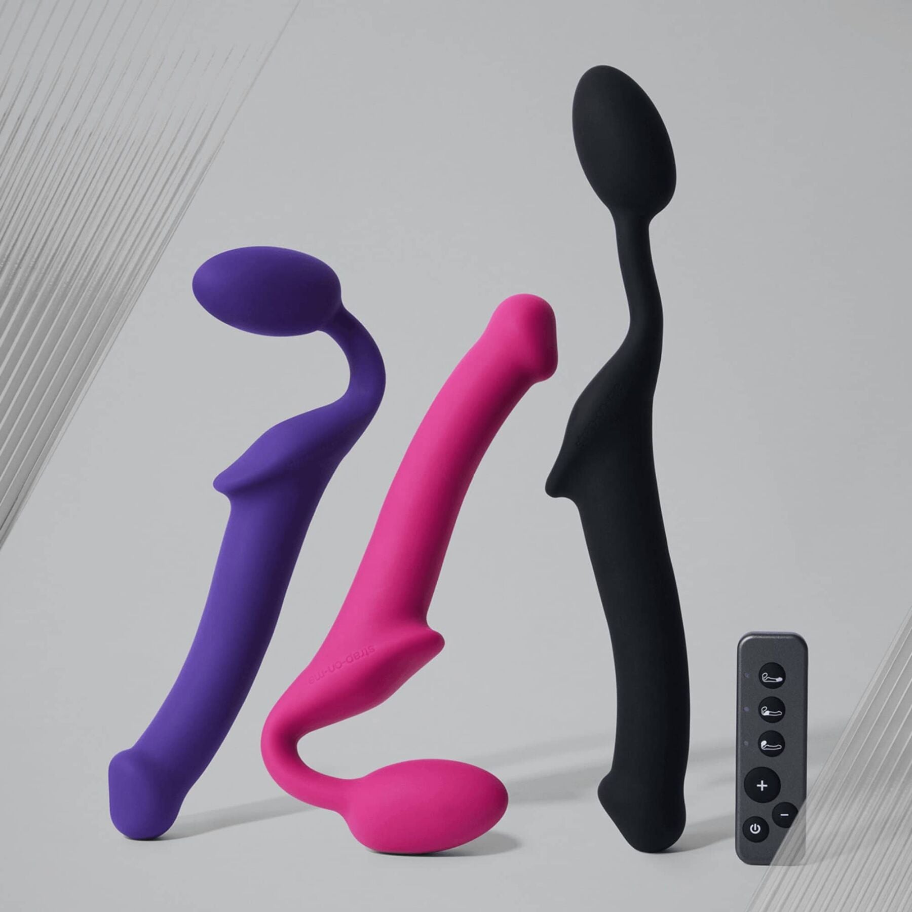Безремневой страпон с вибрацией Strap-On-Me Vibrating - превью 75
