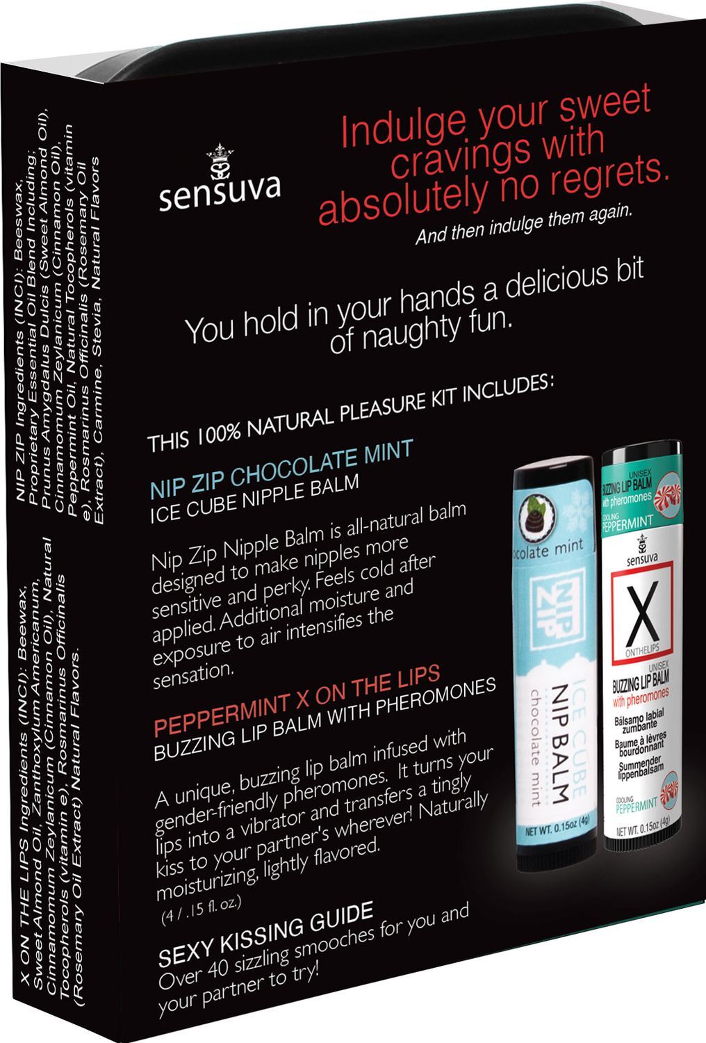 Thumb image for product index 2: Подарочный набор Sensuva Lips & Nips Pleasure Kit - Chocolate Peppermint 