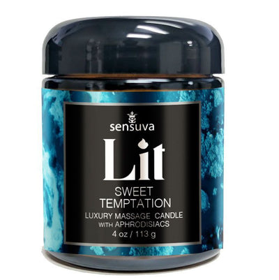 Массажная свеча Sensuva Lit Sweet Temptation Massage Candle - фото 1