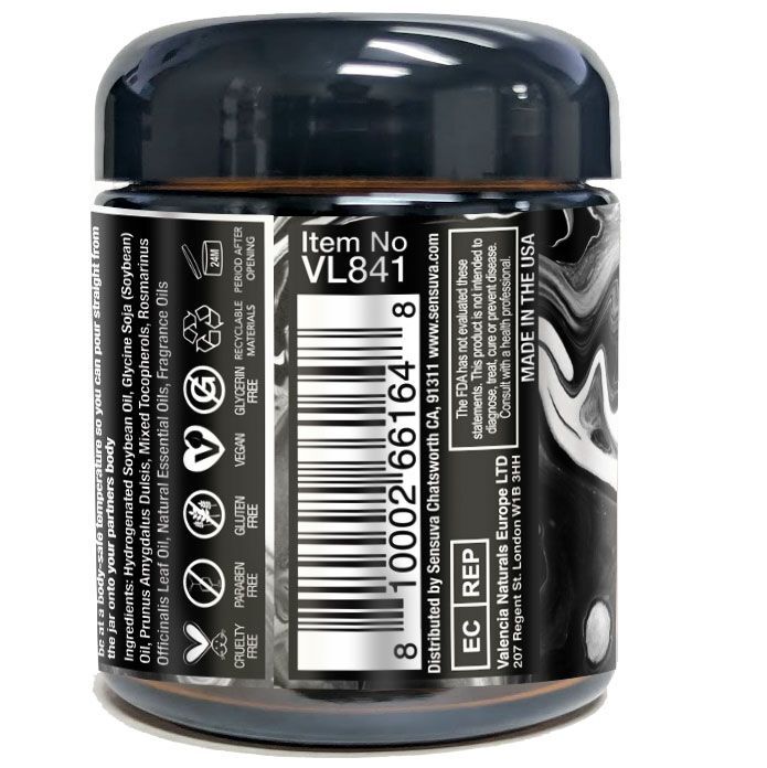 Thumb image for product index 2: Масажна свічка Sensuva HERO Dark Temptation Massage Oil Candle