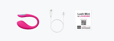 Main image for product index 7: Міні смарт-віброяйце Lovense Lush Mini, зменшена версія Lovense Lush 4