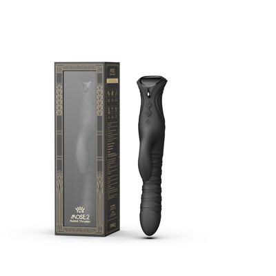 Main image for product index 13: Пульсатор-кролик с вибрацией Zalo Mose 2 Obsidian Black