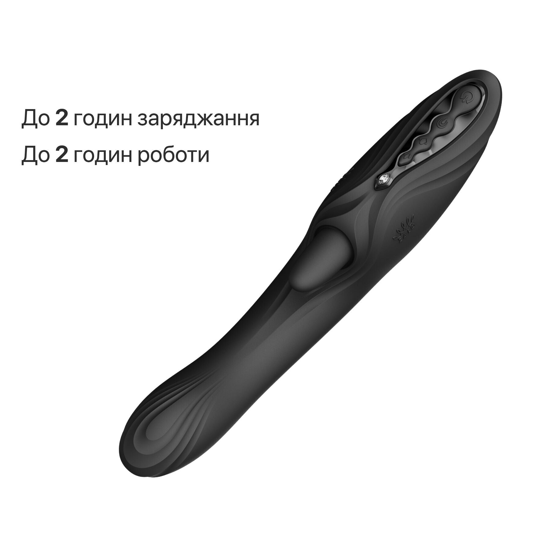 Смарт-вібратор Zalo Ares Obsidian Black, підігрів, 3 мотори, язичок для клітора, стимуляція точки G - превʼю 9