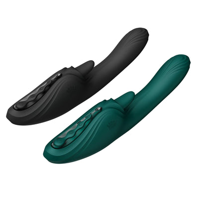Смарт-вібратор Zalo Ares Obsidian Black, підігрів, 3 мотори, язичок для клітора, стимуляція точки G - фото 12