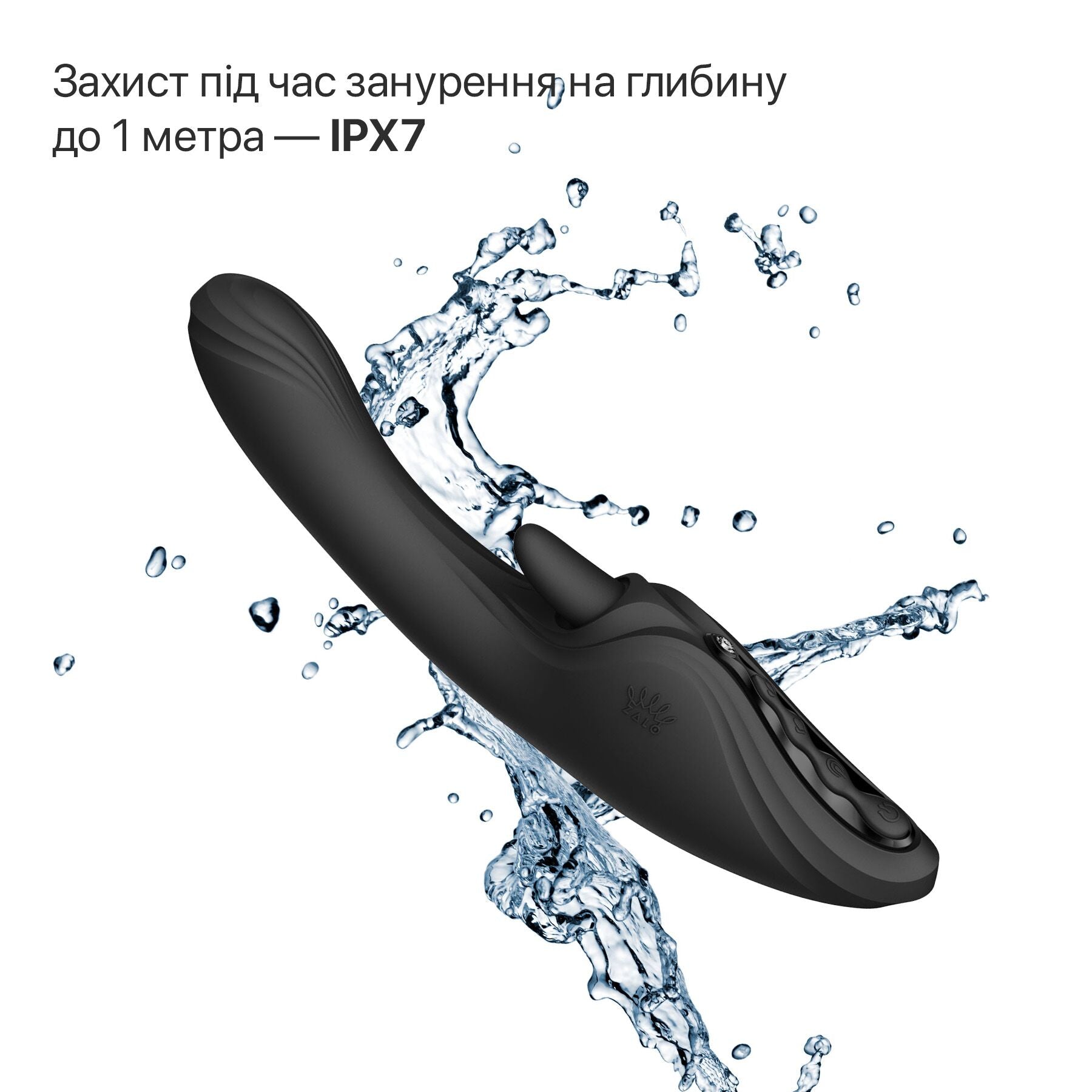 Смарт-вібратор Zalo Ares Obsidian Black, підігрів, 3 мотори, язичок для клітора, стимуляція точки G - превʼю 8