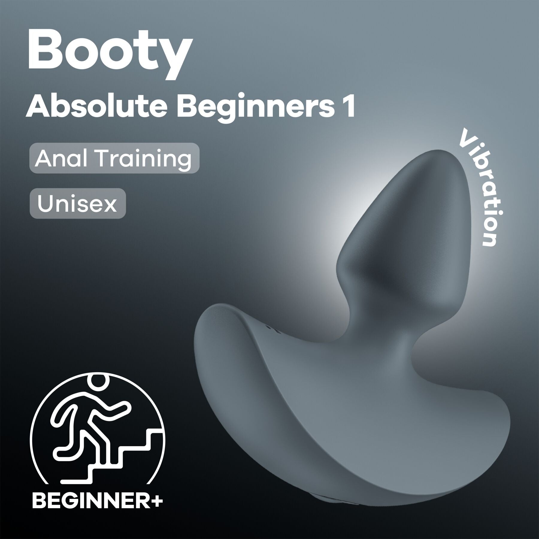 Thumb image for product index 6: Анальна вібропробка Satisfyer Booty Absolute Beginners 1, для початківців