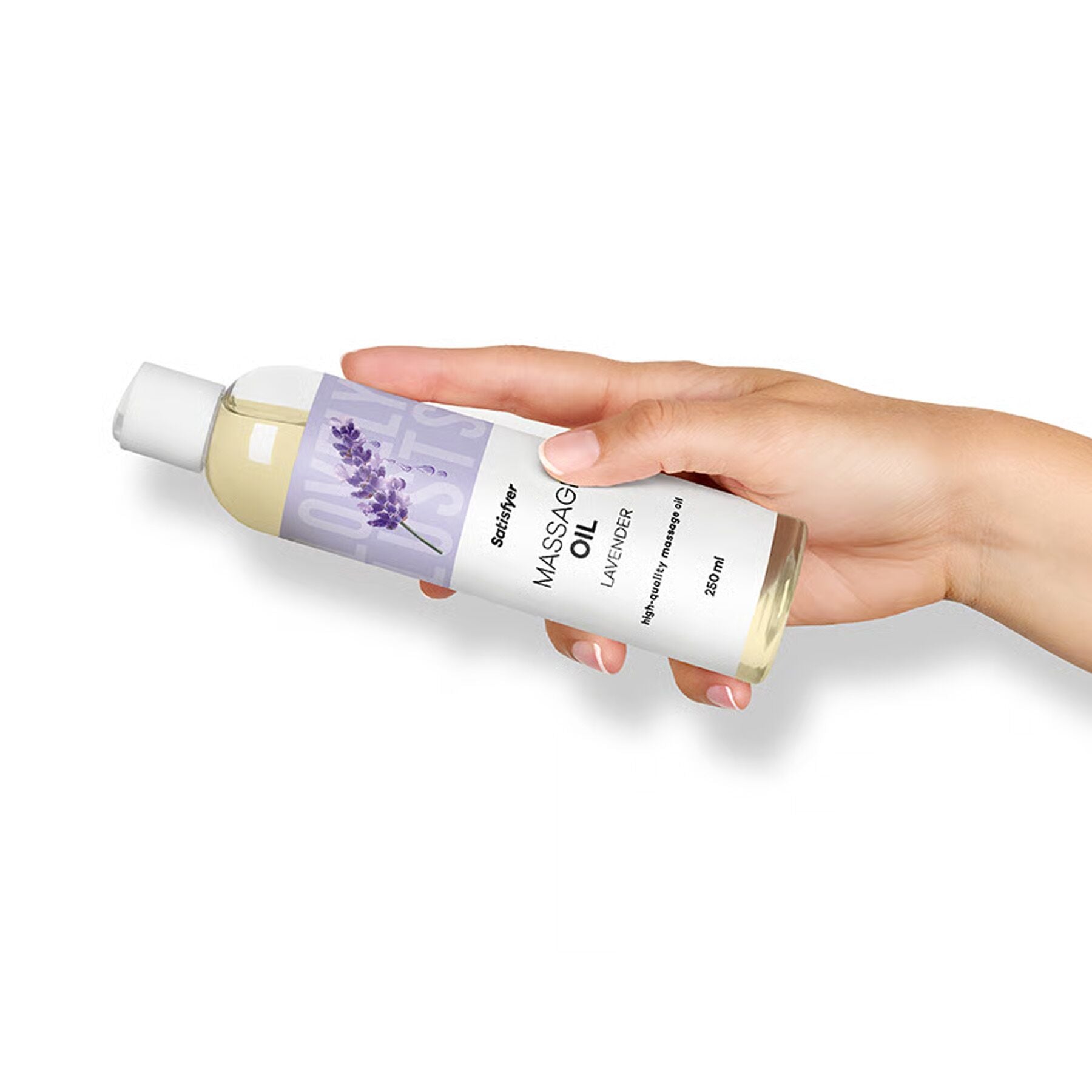 Масажна олія Satisfyer Massage Oil Lavender - превʼю 6