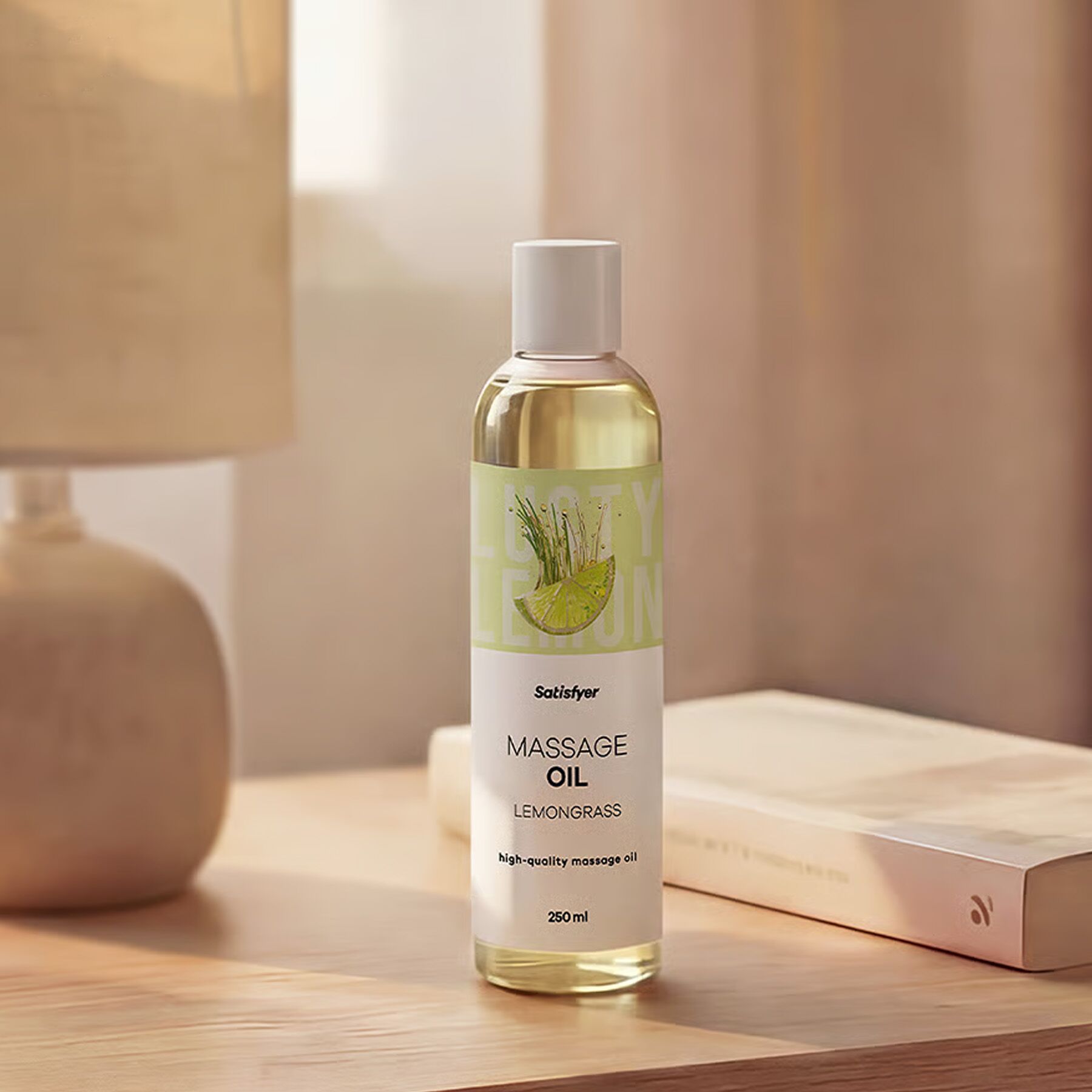 Масажна олія Satisfyer Massage Oil Lemongrass - превʼю 8