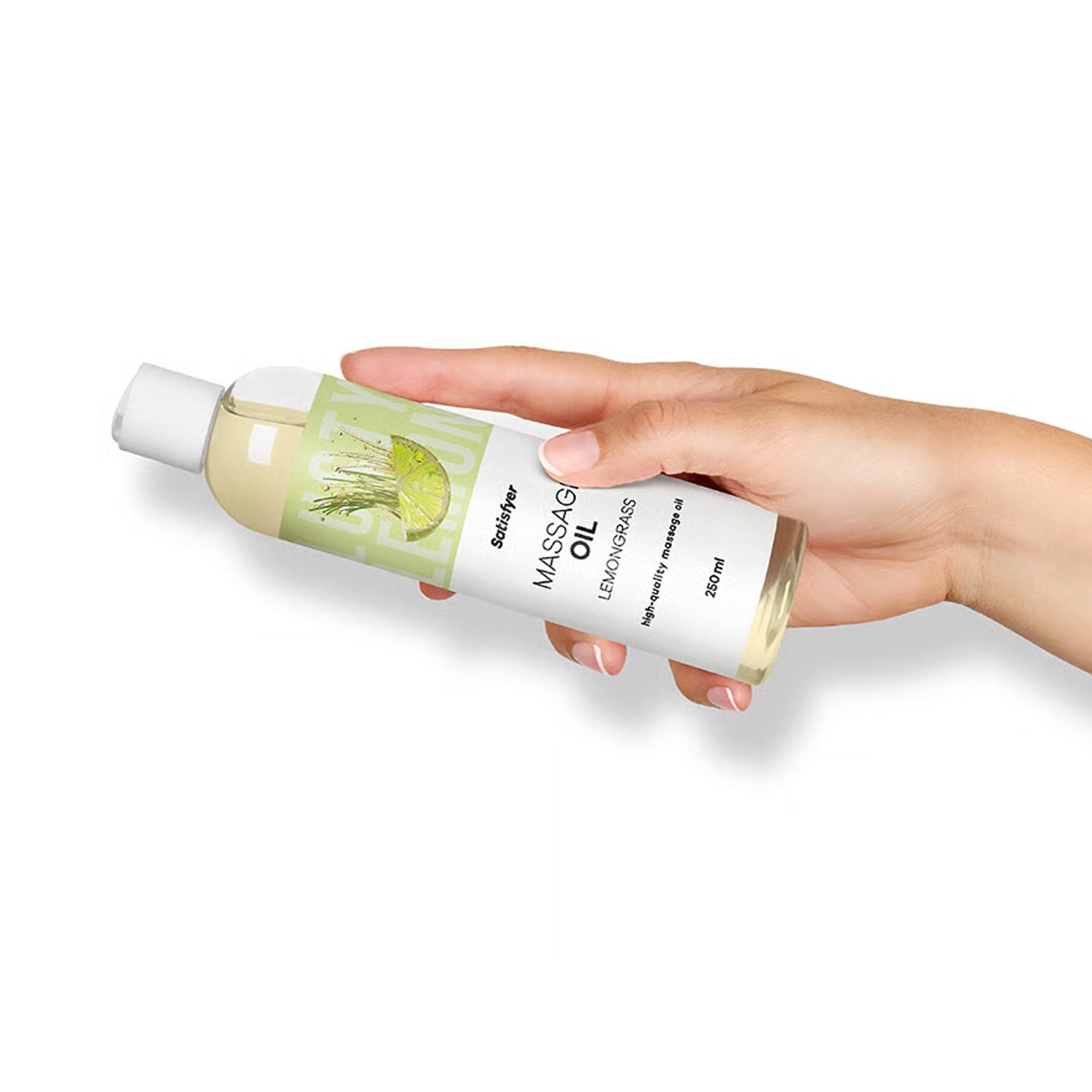 Масажна олія Satisfyer Massage Oil Lemongrass - превʼю 6
